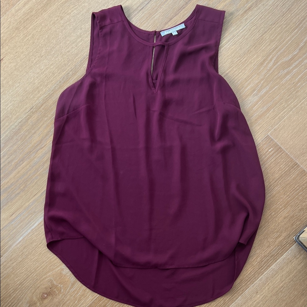 Purple Tank Top Blouse, Size M